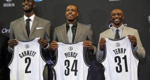 Paul Pierce struggles through Nets introduction