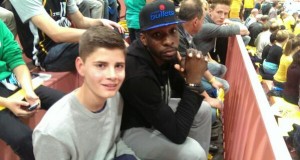 Uncle Jeff in Germany supporting D.Cook