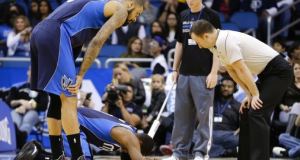 Rajon Rondo has a fractured face